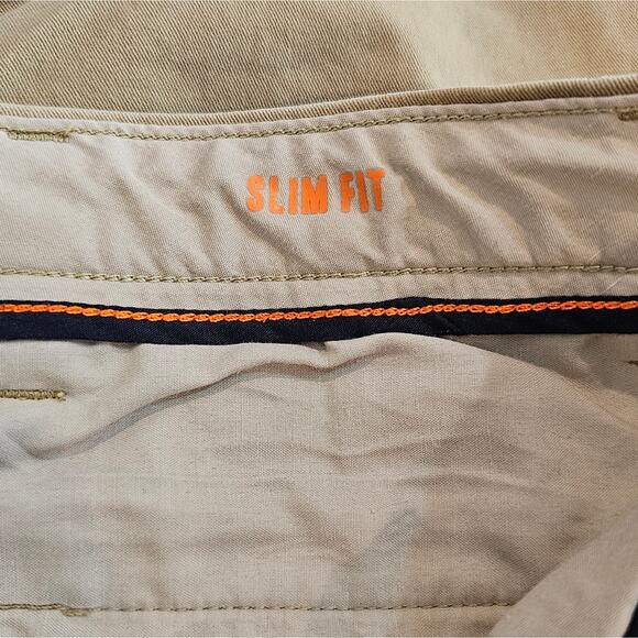 Dockers Slim Fit Ultimate Chino Smart Flex 360 Khaki Pants W32 L30 - Picture 5 of 9